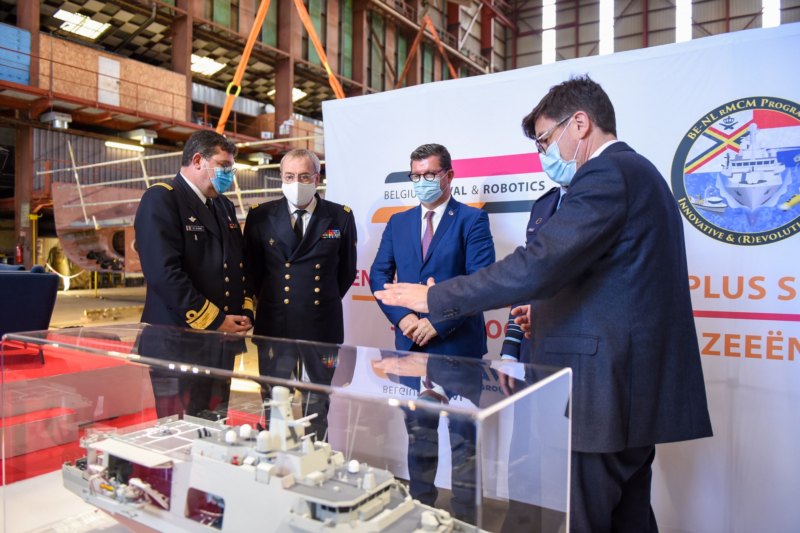 Naval Group - keel laid for the 1st Belgian-Dutch anti-mine ship